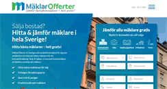 Desktop Screenshot of maklarofferter.se